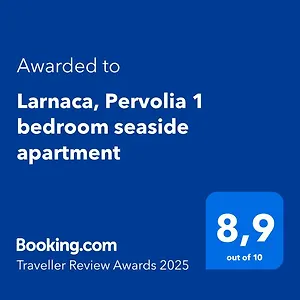 Larnaca, 1 Bedroom Seaside Apartament Periwolia